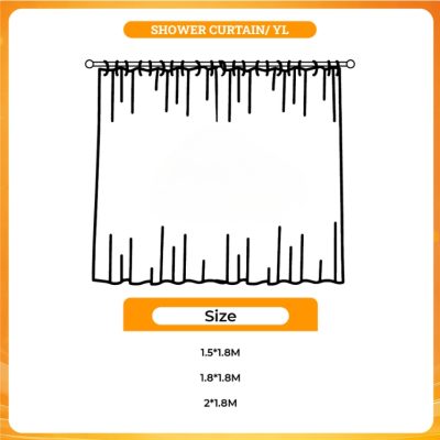 3D shower curtain 1 - Haikyuu Stuff